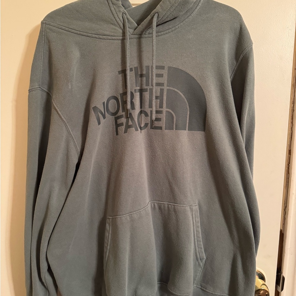 Northface hoodie army green
